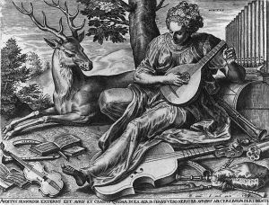 Hearing 1561 by Cornelis Cort