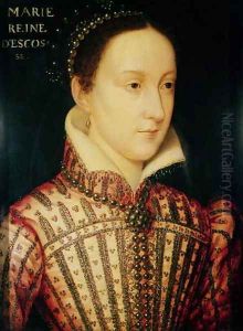 Miniature of Mary Queen of Scots, c.1560 by (follower of) Clouet, Francois