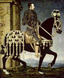Henri II of France (1519-59) by (follower of) Clouet, Francois