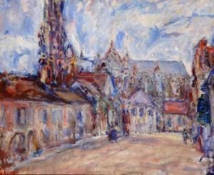 La Cathedrale De Senlis by Paul Kron
