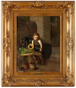 Liten Blomsterforsaljerska