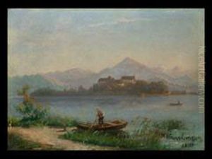 Seelandschaft Mit Fischer by Carl Kronberger