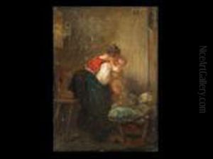 Mutter Mit Kind by Carl Kronberger