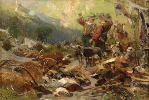 Nach Dem Jagen. by Christian Johann Kroner