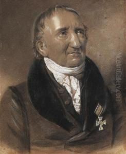 Bildnis Johann Gottfried Schadow by Franz Krutger