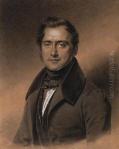 Portrait Of Prince Sergei Alexeevich Dolgoruky (1809-1891) by Franz Krutger
