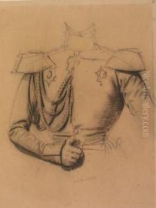 Zugeschrieben. Uniformstudie by Franz Krutger