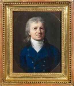 Brustportrait Des Komponisten Anton Felix Beczwarzowsky by Franz Krutger