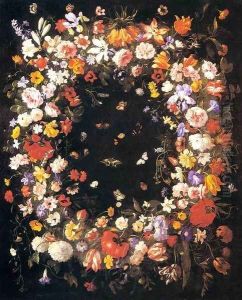 Garland of Flowers by Pier Francesco Cittadini