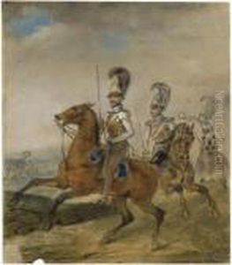 Avecinscriptions Indistinctes En Allemand (verso) by Franz Krutger