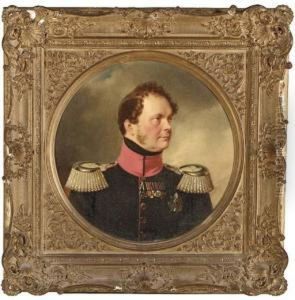 Portrait Of King Friedrich Wilhelm Iv by Franz Krutger