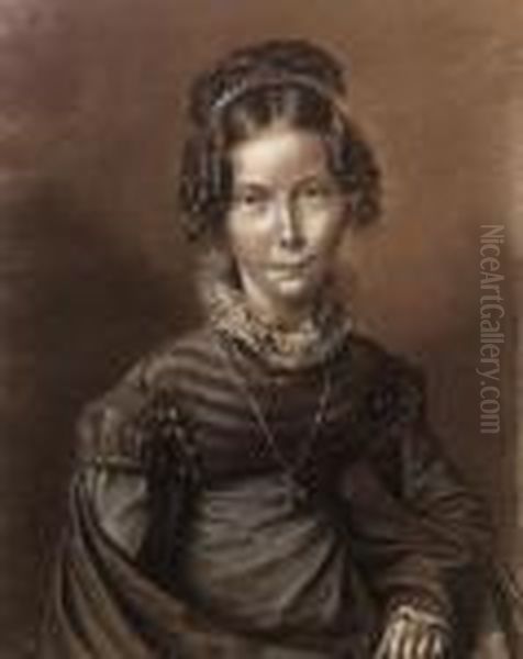 Portrait Of Alexandra Feodorovna, Wife Of Tsar Nicholas I - view 1