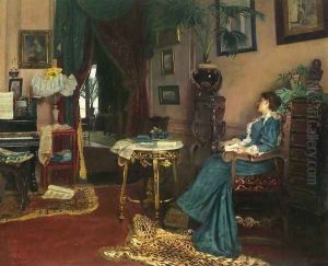 Woman Seated in an Interior by Maximilien Colin