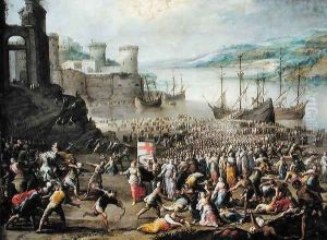 The Martyrdom of St. Ursula by Scipione Compagno