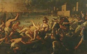 The abduction of Helen of Troy by Scipione Compagno