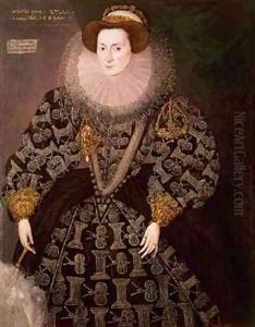 Frances Clinton Lady Chandos 1552-1623 by Hieronymus Custodis
