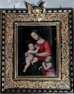 Madonna and Child with St. John the Baptist by Antonio del Ceraiolo