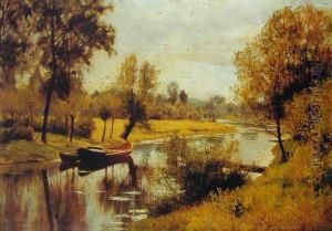 Pejzaz Z Rzeka by Erich Kubierschky