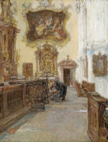 Blick In Den Seitenaltar Von St. Peter In Salzburg - view 1