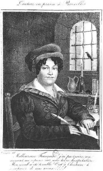 Miss Lenormand in prison - view 1