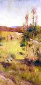 Gum Trees and Cattle by Gordon Coutts