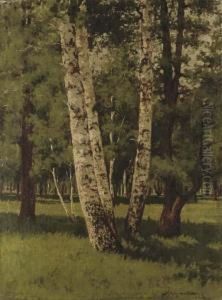Birch Trees by Arkhip Ivanovich Kuindzhi