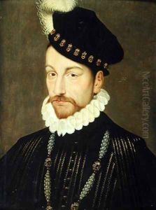 Portrait of Charles IX (1550-74) c.1572-73 by (workshop of) Clouet, Francois
