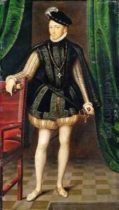 Portrait of Charles IX (1550-74) by (workshop of) Clouet, Francois