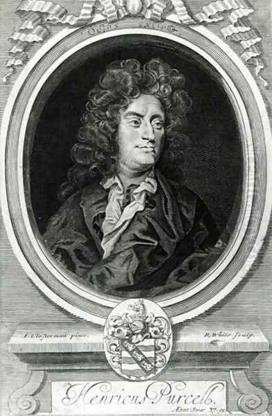 Portrait of Henry Purcell (1659-95), English composer, 1695 - view 1