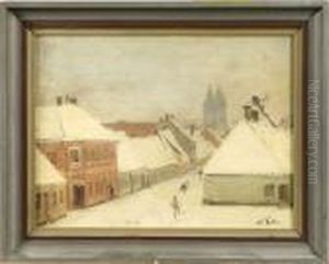 Motiv Fran Bredgatan, Lund by Axel Kulle