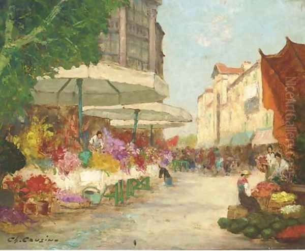 The flower market - view 1