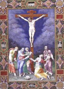 Crucifixion, with the Virgin, St. John the Evangelist and the Three Maries