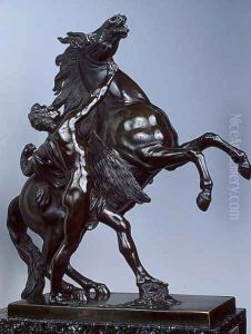The Horse Tamer (or America) by Guillaume, the Elder Coustou