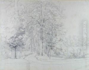 2 Blatt Bleistift Auf Papier. by Karl Robert Kummer