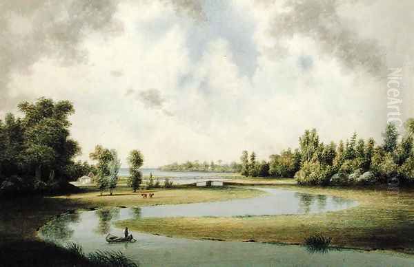 West River, New Haven, Connecticut, c.1854-60 - view 1