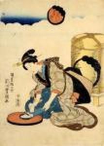 Geisha by Gototei Kunisada