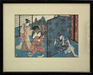 Kabuki Actors In Role Kabuki Actors In Role