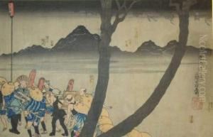 Tokaido Gojusan Yeki Yo Shuku Meisho by Utagawa Kuniyoshi