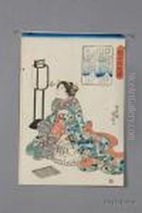 Princess Izutsu by Utagawa Kuniyoshi