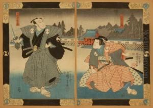 Depicting Actors As Noblemen In An Evening Setting.