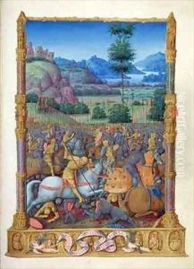 Battle Scene by Jean Colombe