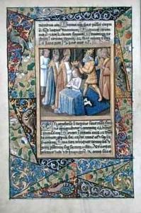 David being crowned by Jean Colombe