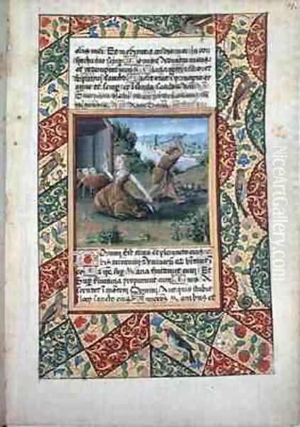 Adam and Eve toiling - view 1