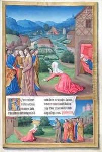 Christ and the Canaanite Woman by Jean Colombe