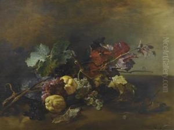 Stilleben Mit Trauben Und Quitten. 1890. - view 1