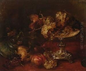 Fruchtestillleben. by Ludwig Adam Kunz