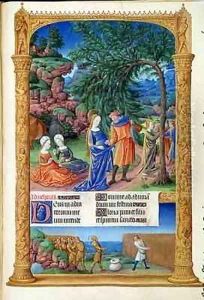 Rest on the Flight into Egypt by Jean Colombe