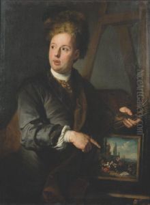 Portrait D'artiste by Johann Kupetzki