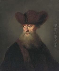 Portrait Of A Bearded Gentleman by Johann Kupetzki