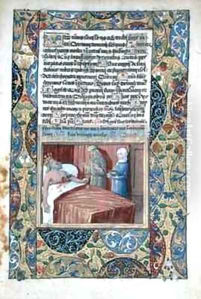 The king with a knife plunged through his heart - view 1